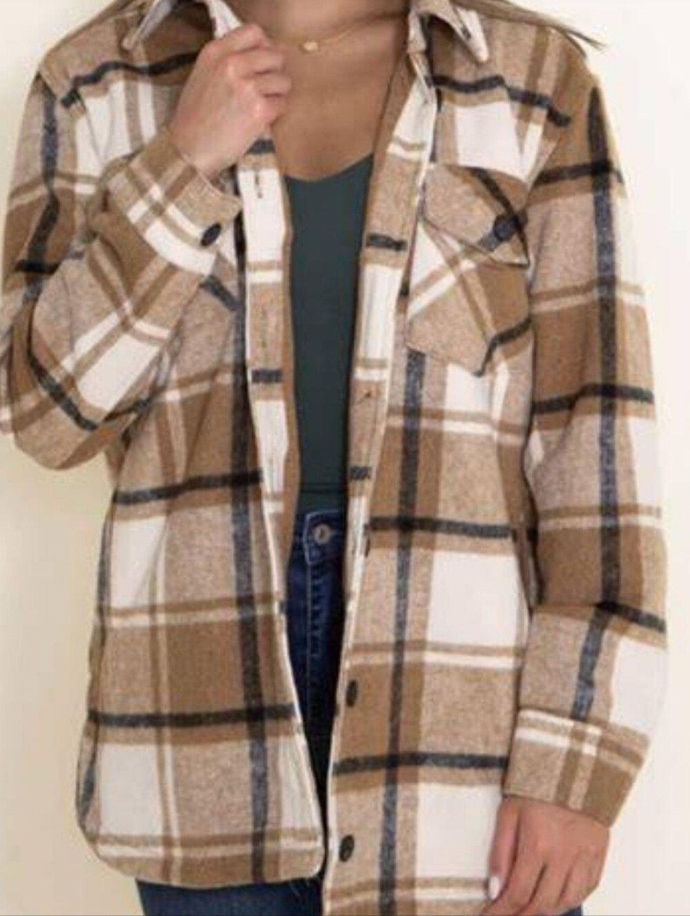 Thread & Supply Plaid Shacket